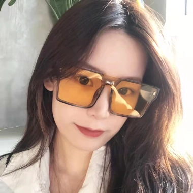 Kính mát du lịch gọng vuông retro thời trang Hàn Quốc K84 cho nam nữ - Giá ưu đãi 21.199đ