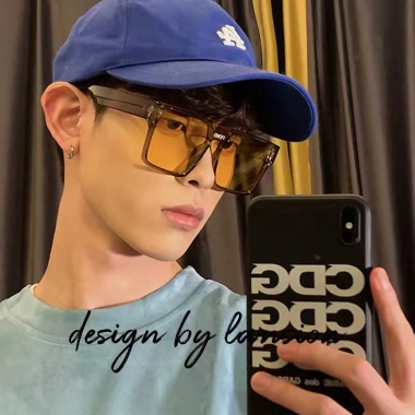 Kính mát du lịch gọng vuông retro thời trang Hàn Quốc K84 cho nam nữ - Giá ưu đãi 21.199đ
