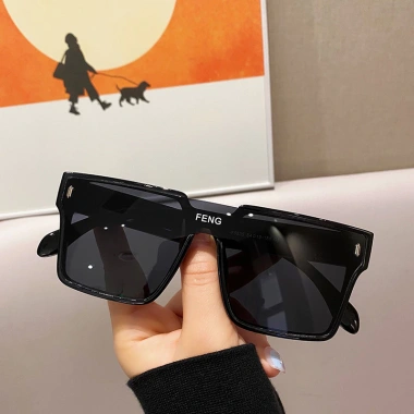 Kính mát du lịch gọng vuông retro thời trang Hàn Quốc K84 cho nam nữ - Giá ưu đãi 21.199đ