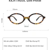 Kính mắt ELASHION Nam Nữ cao cấp gọng oval E154 - Chống ánh sáng xanh, UV, giảm giá 209k 9