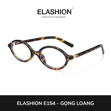 Kính mắt ELASHION Nam Nữ cao cấp gọng oval E154 - Chống ánh sáng xanh, UV, giảm giá 209k