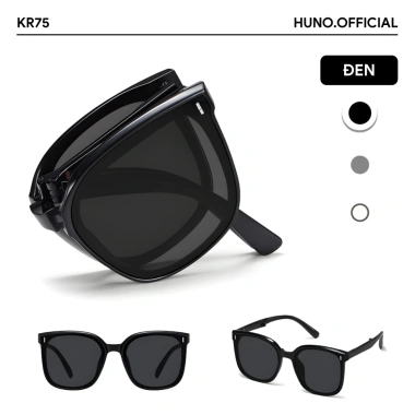 Kính mát gấp gọn HUNO KR75 - Thiết kế thời trang nam nữ, nhỏ gọn, giảm giá 195.000đ 10 Kính mát gấp gọn HUNO KR75 - Thiết kế thời trang nam nữ, nhỏ gọn, giảm giá 195.000đ 10