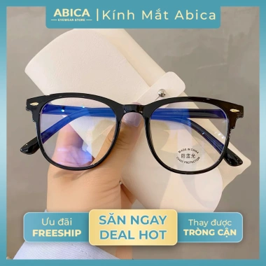 Kính mắt gọng không độ Hàn Quốc, chống ánh sáng xanh, thay tròng cận, nữ nam 21k