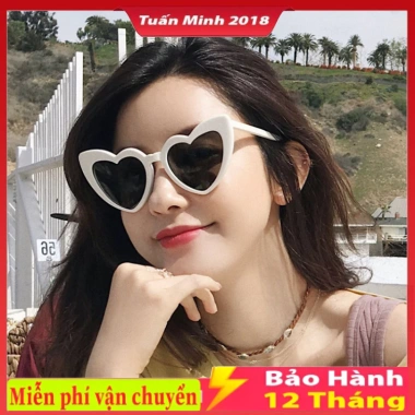 Kính Mát Gọng Trái Tim Thời Trang Unisex - Bảo Vệ UV 100%, Siêu Nhẹ, Giá Ưu Đãi 12.859₫