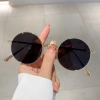 Kính Mát Gọng Tròn Retro Chống Tia UV - Thời Trang Cao Cấp Giá Ưu Đãi 74.088₫