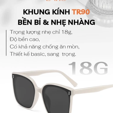 Kính mát LATIO nữ TR90 bền bỉ, thiết kế sang trọng cá tính - KM30 205.000 VND