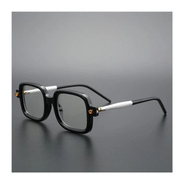 Kính mắt lưỡi dày 0-400° cá tính cho nam nữ, đổi màu ánh sáng xanh, bảo vệ cận thị - 46.440₫