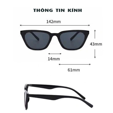 Kính mát mắt mèo đen cao cấp BeaOn - Bảo vệ UV, chống chói, khói bụi, giá 77.000đ