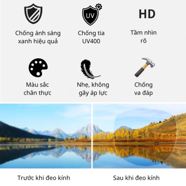Kính Mắt Mèo Chống Ánh Sáng Xanh AORON AK267 - Gọng Dẻo Nhẹ, UV400, Thời Trang Nam Nữ 245k