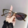 Kính mắt mèo đổi màu nhiệt độ -0°~‑400° phong cách retro, nhẹ phẳng cho nam nữ 3