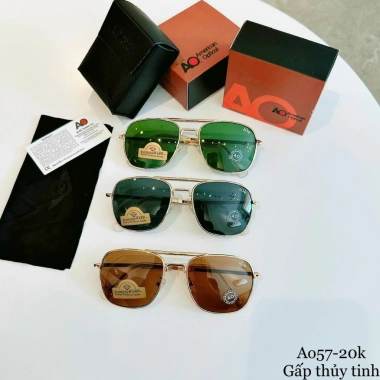 Kính Mắt Nam American Optical AO Thủy tinh Gọng Vàng 20K Chống UV Giá 249.000₫ 2