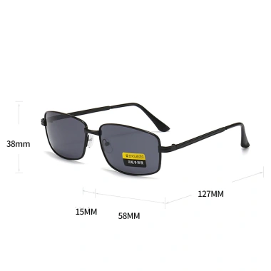 Kính mát nam M03M râm phân cực UV400 chống chói, bảo vệ mắt - Gọng vàng 39.000đ 5