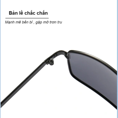 Kính mát nam M03M râm phân cực UV400 chống chói, bảo vệ mắt - Gọng vàng 39.000đ 6