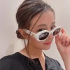 Kính Mát Nam Nữ Dáng Mắt Tròn Hot Trend 2 Màu Đen Trắng – Thiết Kế Trẻ Trung Kiểu Châu Âu Phù Hợp Mọi Khuôn Mặt 4