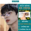 Kính mắt nam nữ trong suốt đổi màu, gọng cận 0 độ thời trang, chống ánh sáng xanh UV Hàn Quốc