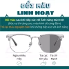 Kính mắt nam nữ trong suốt đổi màu, gọng cận 0 độ thời trang, chống ánh sáng xanh UV Hàn Quốc 5