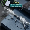 Kính mắt nam nữ trong suốt đổi màu, gọng cận 0 độ thời trang, chống ánh sáng xanh UV Hàn Quốc 9