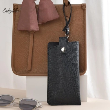 Kính mắt nữ sang trọng, bao da mềm, kính râm, túi đựng du lịch mỏng, dây buộc - Phong cách thời trang, điểm nhấn, Giá ưu đãi 44.712₫ 7