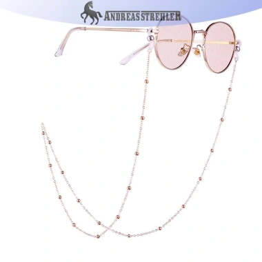 Kính mắt nữ vàng mới, dây xích thời trang, kính mát đọc sách, đính hạt, giảm giá 28.6k - Onetimingfine