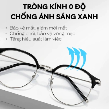 Kính mắt nửa gọng Latio KM208 - TR90 nhẹ siêu bền, kim loại chống ăn mòn, giá 300k 8