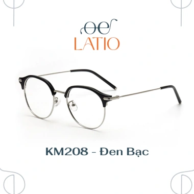 Kính mắt nửa gọng Latio KM208 - TR90 nhẹ siêu bền, kim loại chống ăn mòn, giá 300k 10