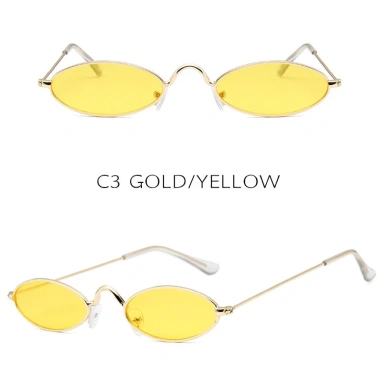 Kính mắt oval retro nhỏ phong cách cho nam và nữ: Giá ưu đãi 34.167 VND