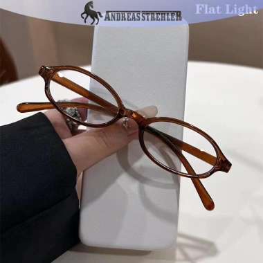 Kính mắt Retro nữ khung nhỏ bé hình bầu dục, thời trang công sở, chống tia xanh, bảo vệ mắt, trang trí máy tính - Giá ưu đãi 41.336₫