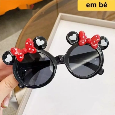 Kính mắt thời trang bé 1‑6 tuổi tròn UV KB1, bảo vệ mắt trai‑gái, giá 26.099₫
