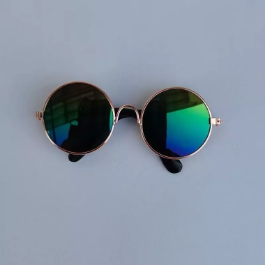 Kính mát thú cưng gọng vàng vintage cho mèo & chó - tặng dây chống tuột, chụp ảnh cực chất 10 Kính mát thú cưng gọng vàng vintage cho mèo & chó - tặng dây chống tuột, chụp ảnh cực chất 10