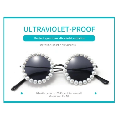 Kính mát tráng gương cho bé gái - Chống tia UV, thời trang, giá 52.200 VND 4