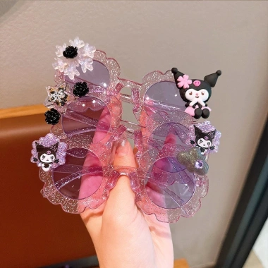 Kính Mát Trẻ Em Elsa Kuromi Phân Cực UV Chống Nắng Thời Trang Quà Sinh Nhật