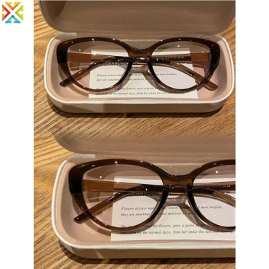 Kính Máy Tính Khung Mắt Mèo Nữ Chống Ánh Sáng Xanh Vintage Phẳng Giá 36.536₫