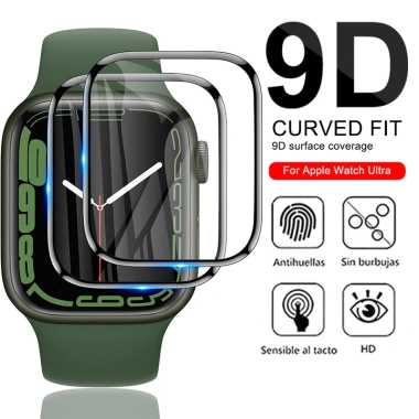 Kính Mềm Bảo Vệ Màn Hình Apple Watch 8/7/6/SE/Ultra 49mm - Phim Mỏng 38-45mm Giá Rẻ