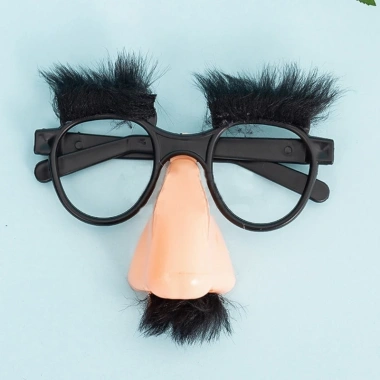 Kính ngộ nghĩnh hài hước ria mép đen & lông mày - Cosplay bữa tiệc chỉ 58.771₫