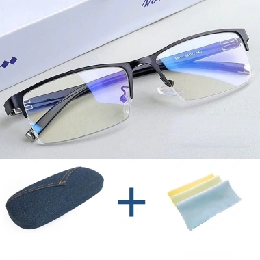 Kính Nửa Gọng Chống Ánh Sáng Xanh Nam - Thiết Kế Nhẹ, Bảo Vệ Mắt, Giá 63.720 VND