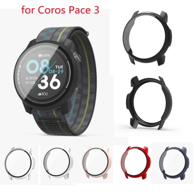 Kính ốp bảo vệ PC + kính cường lực cho đồng hồ Coros Pace 3 - Siêu bền, giảm giá 21%