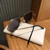 Kính râm du lịch biển Unisex đa giác kim loại thời trang đa năng giảm giá 31.270₫ 5
