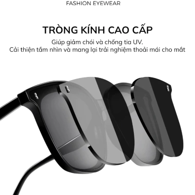 Kính râm ELASHION E30 thời trang nam nữ - Chống UV, thiết kế basic, chỉ 209.000₫ 4 Kính râm ELASHION E30 thời trang nam nữ - Chống UV, thiết kế basic, chỉ 209.000₫ 4
