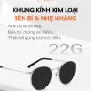 Kính râm LATIO KM138 - Gọng tròn cổ điển, khung kim loại bền, UV400, chỉ 225k 4