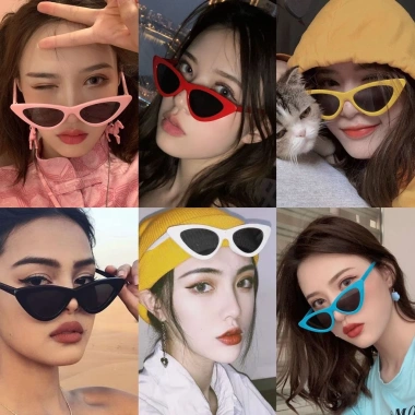 Kính râm mắt mèo thời trang nữ, kiểu dáng trẻ trung, bảo vệ UV, giảm giá 30% chỉ 29.999₫