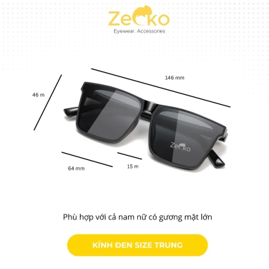 Kính râm nam nữ Zecko SGP16 - Tròng phân cực, chống UV, giảm chói, 279.000₫