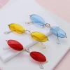 Kính râm oval nhỏ nam nữ phong cách hiphop cá tính thời trang chụp hình 10.000đ 6