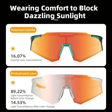 Kính Râm Thể Thao Rockbros Photochromic Cận Thị - Chạy Xe Đạp Ngoài Trời, Giảm còn 503.215₫ 4
