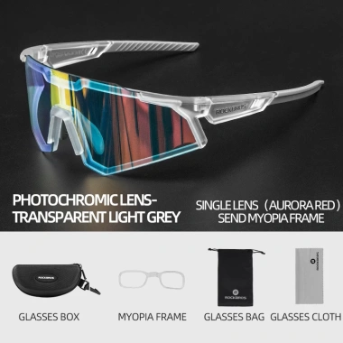 Kính Râm Thể Thao Rockbros Photochromic Cận Thị - Chạy Xe Đạp Ngoài Trời, Giảm còn 503.215₫ 12