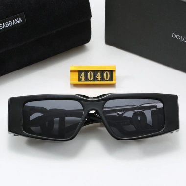 Kính râm Unisex 2.024 – Kiểu cổ điển Châu Âu Mỹ, khung vuông rỗng, 99.889 VND