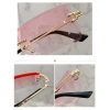 Kính râm viền không khung thời trang ống kính đại dương - chống UV, phù hợp du lịch và lái xe, giá 40.068₫ 7