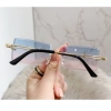 Kính râm viền không khung thời trang ống kính đại dương - chống UV, phù hợp du lịch và lái xe, giá 40.068₫ 8