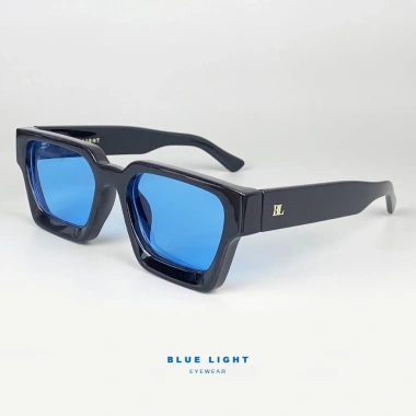 Kính Râm Vuông Nam Nữ Gọng Dày Cứng Cáp Chống Ánh Sáng Xanh UV Đen Nâu Trà - BLUE LIGHT 3 Kính Râm Vuông Nam Nữ Gọng Dày Cứng Cáp Chống Ánh Sáng Xanh UV Đen Nâu Trà - BLUE LIGHT 3