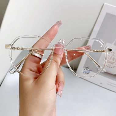 Kính TR90 Đa Giác Thời Trang Hàn Quốc Chống Ánh Sáng Xanh Nam Nữ - 120.960 VND