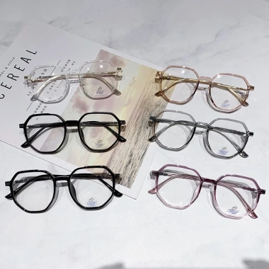 Kính TR90 Đa Giác Thời Trang Hàn Quốc Chống Ánh Sáng Xanh Nam Nữ - 120.960 VND